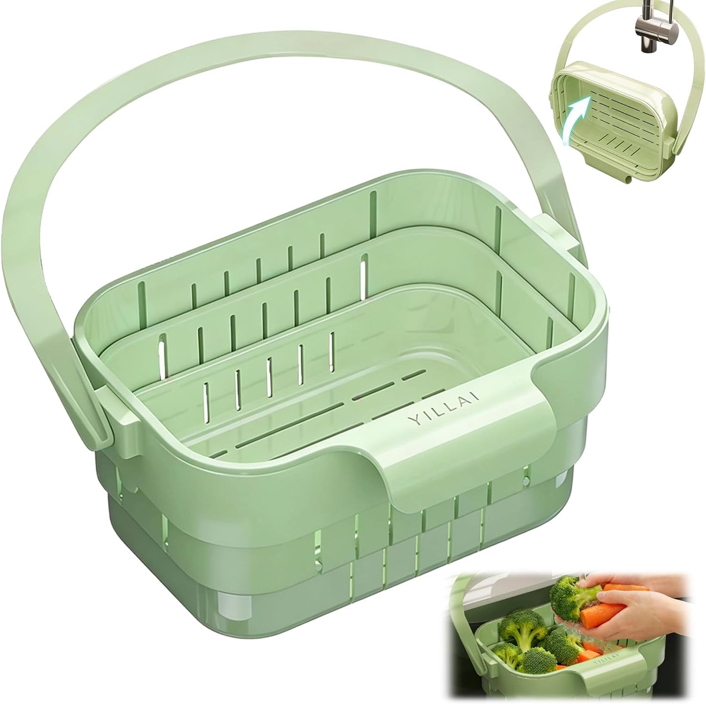 Foldable Hanging Sink Drain Basket