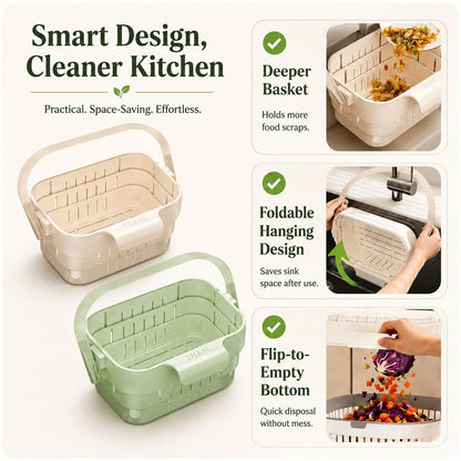 Foldable Hanging Sink Drain Basket